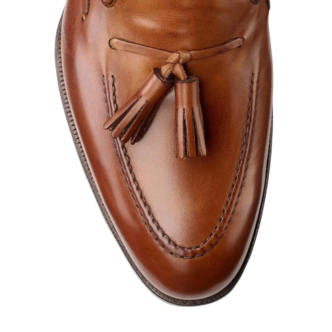 Vincent 2 Tan Antique Calf,Men Loafers