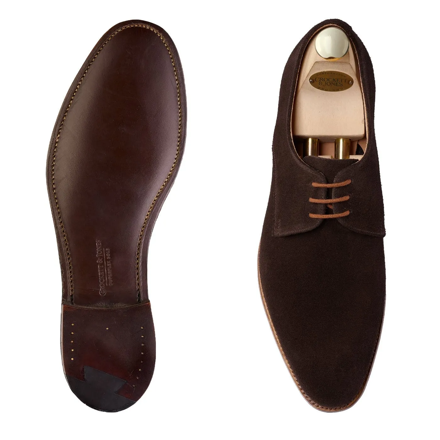 Waterford Dark Oak Suede,Men Derbys