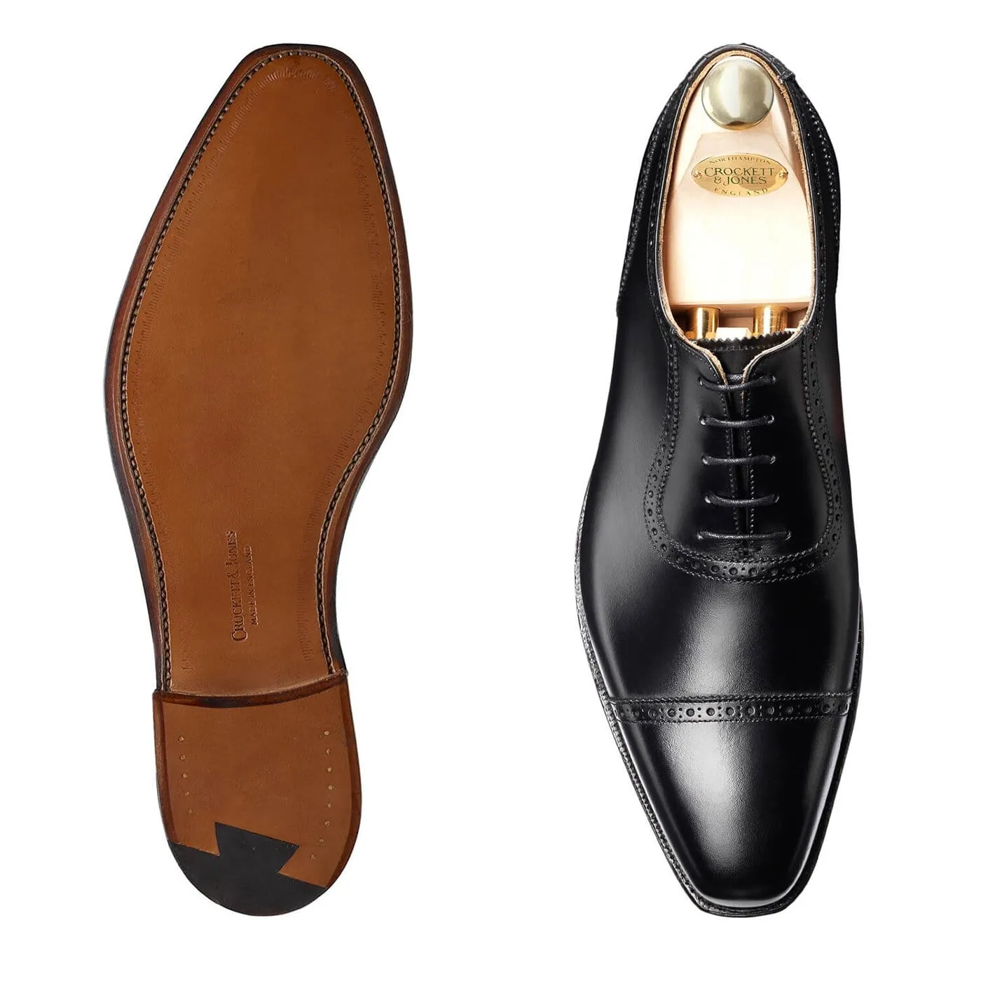 Westbourne Black Calf,Men Oxfords