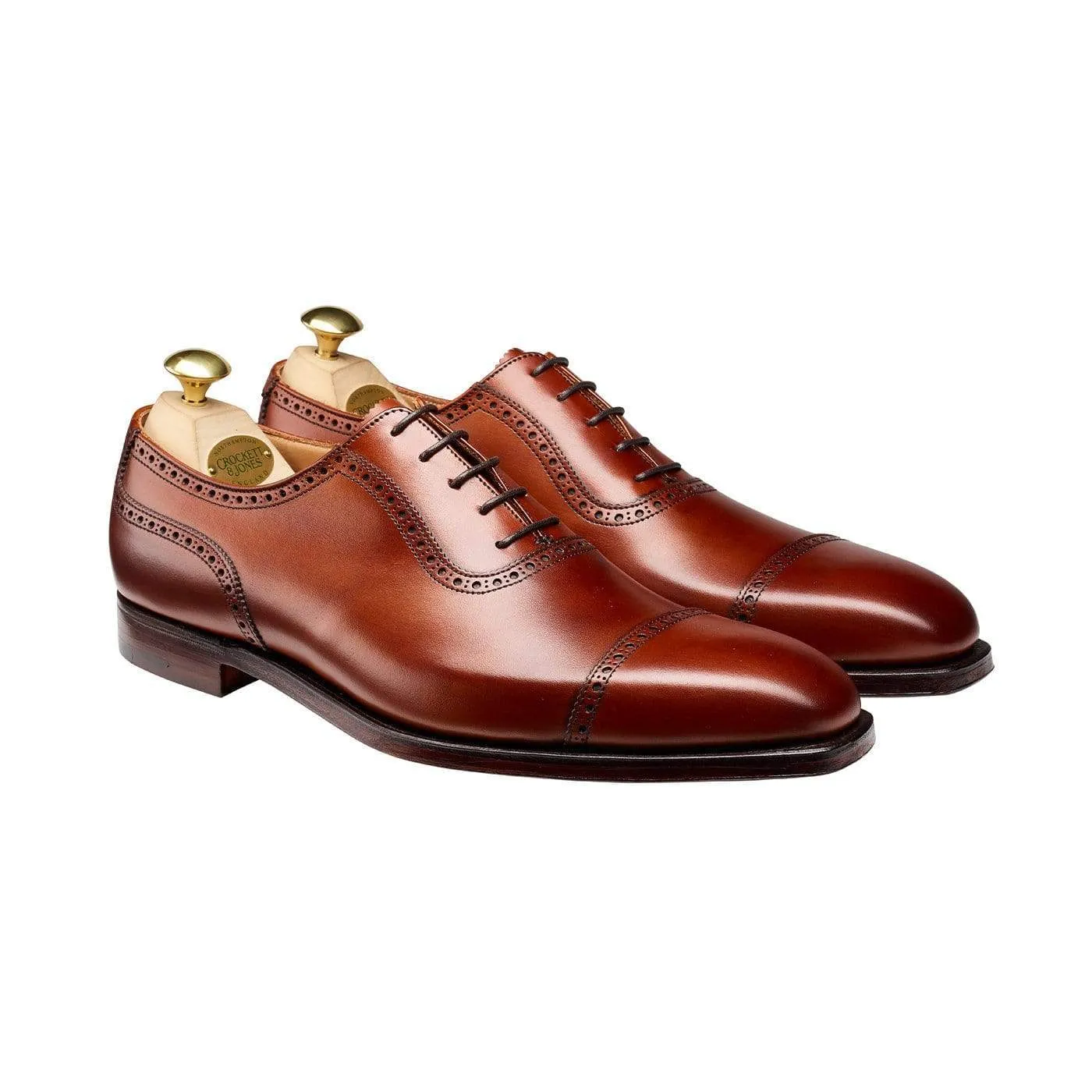 Westbourne Chestnut Burnished Calf,Men Oxfords