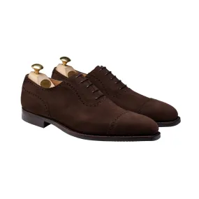 Westbourne Dark Brown Calf Suede,Men Oxfords