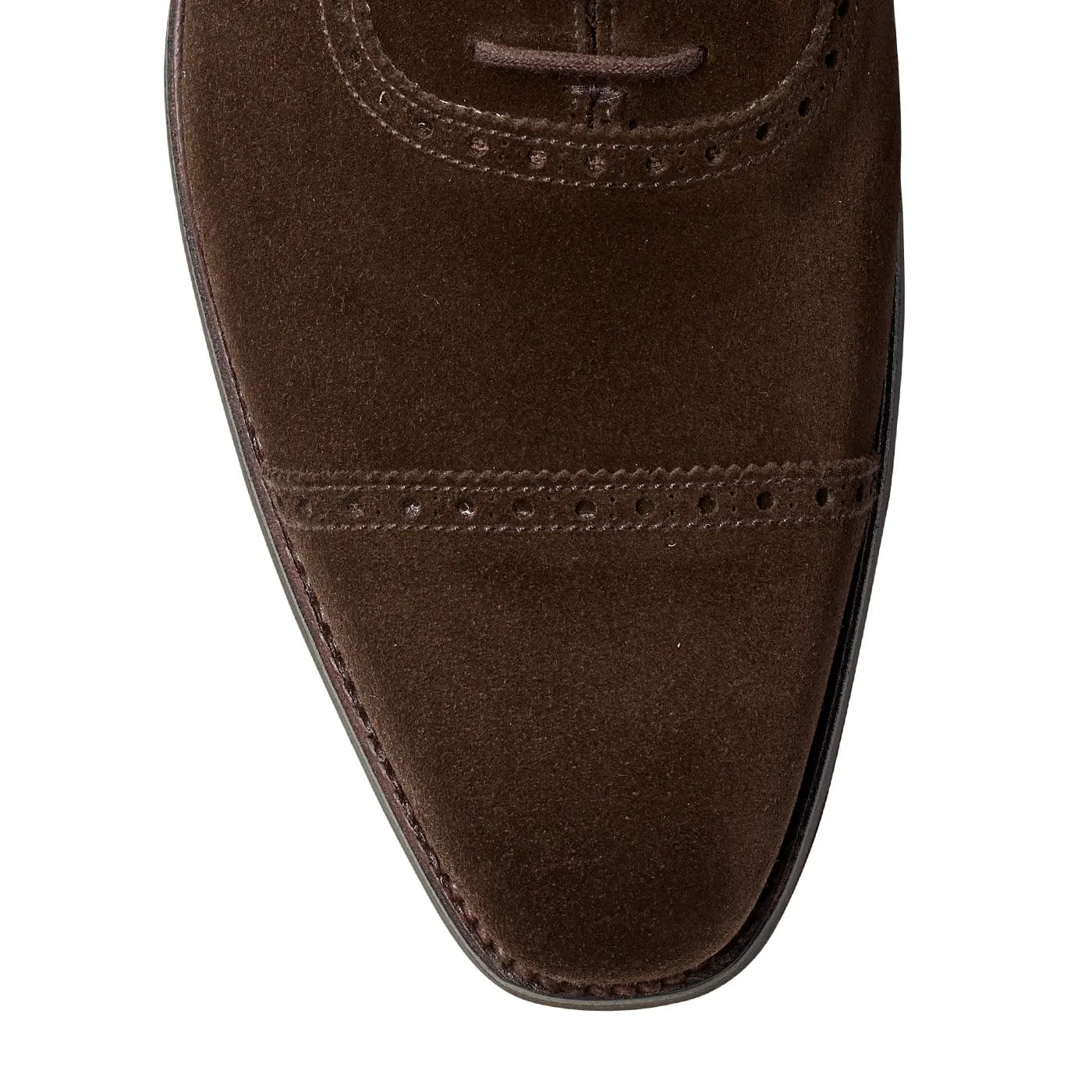 Westbourne Dark Brown Calf Suede,Men Oxfords