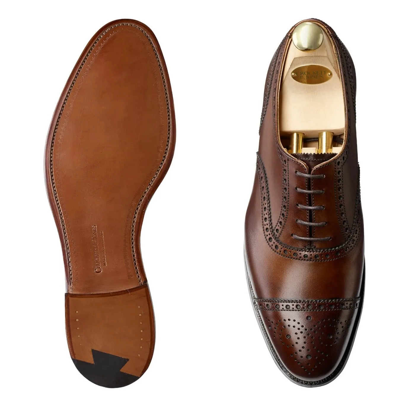 Westfield Dark Brown Burnished Calf,Men Oxfords