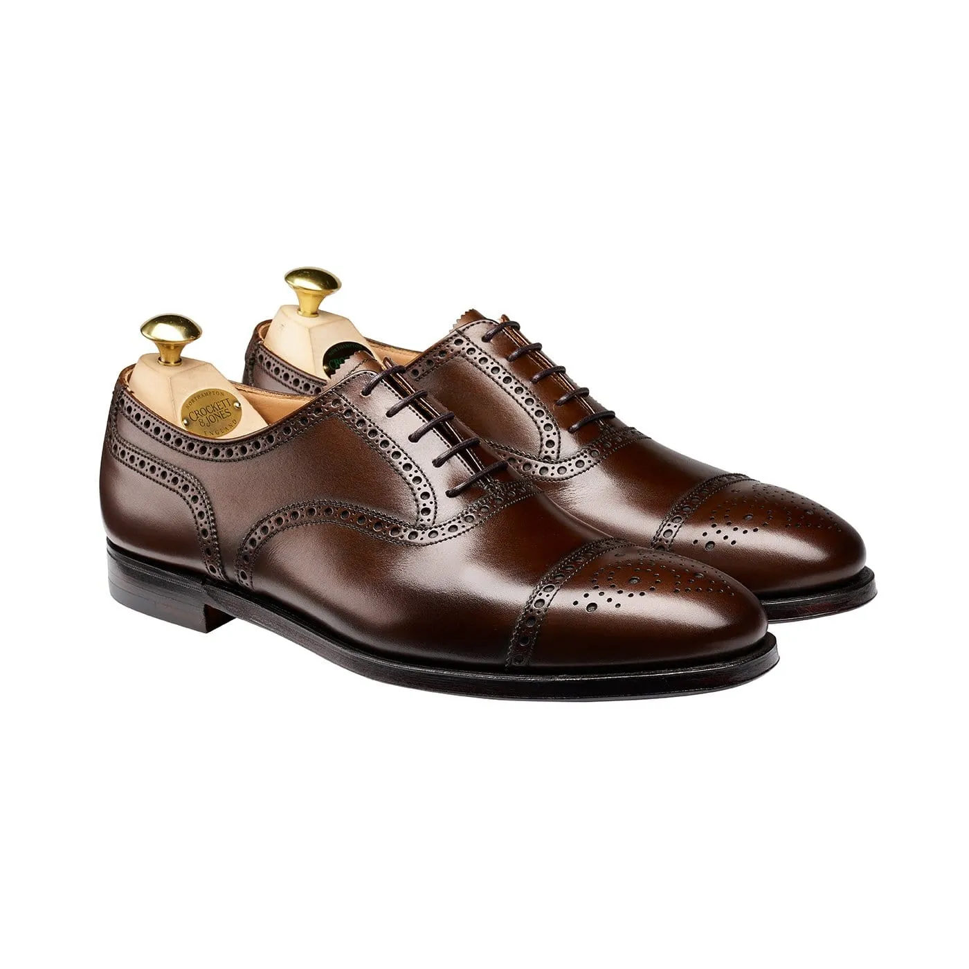 Westfield Dark Brown Burnished Calf,Men Oxfords