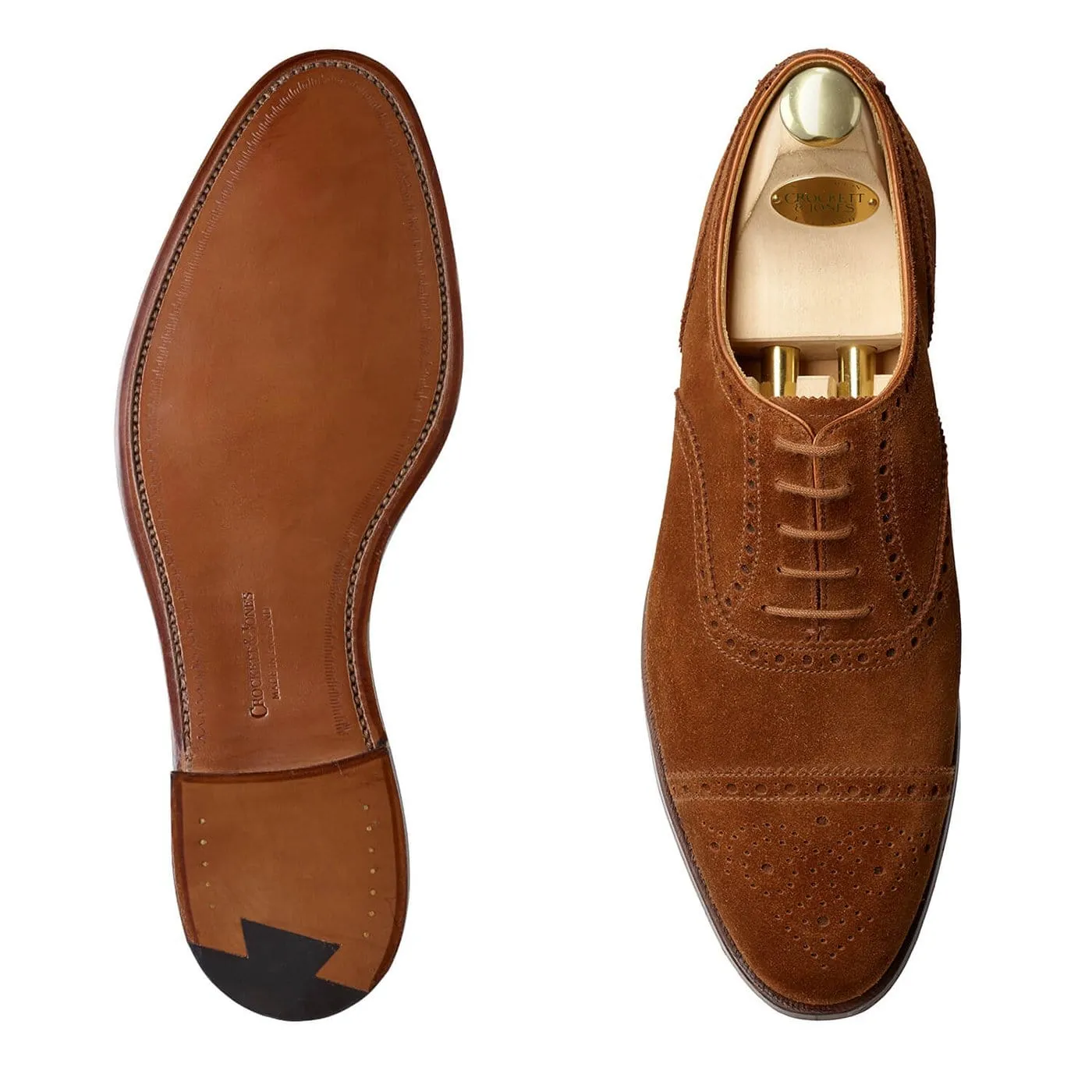 Westfield Tobacco Calf Suede,Men Oxfords