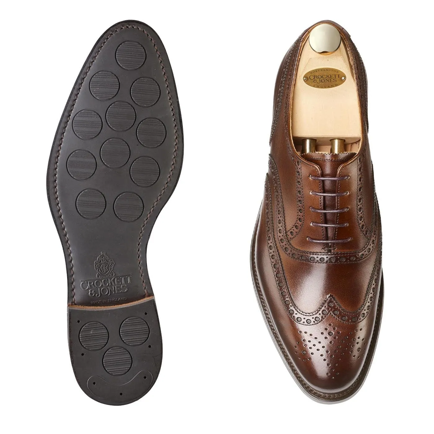 Westgate 2 Dark Brown Burnished Calf,Men Oxfords