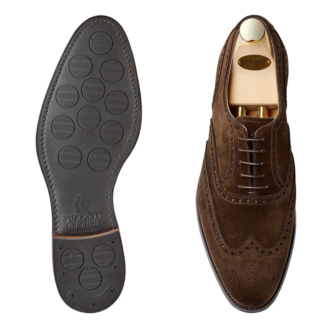 Westgate 2 Dark Brown Calf Suede,Men Oxfords