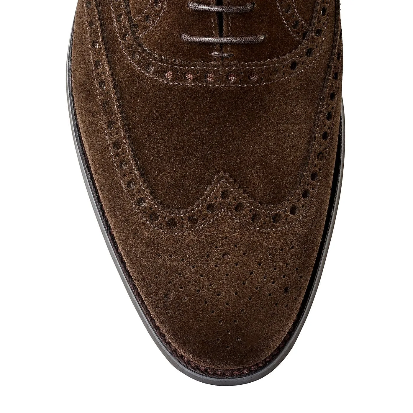 Westgate 2 Dark Brown Calf Suede,Men Oxfords