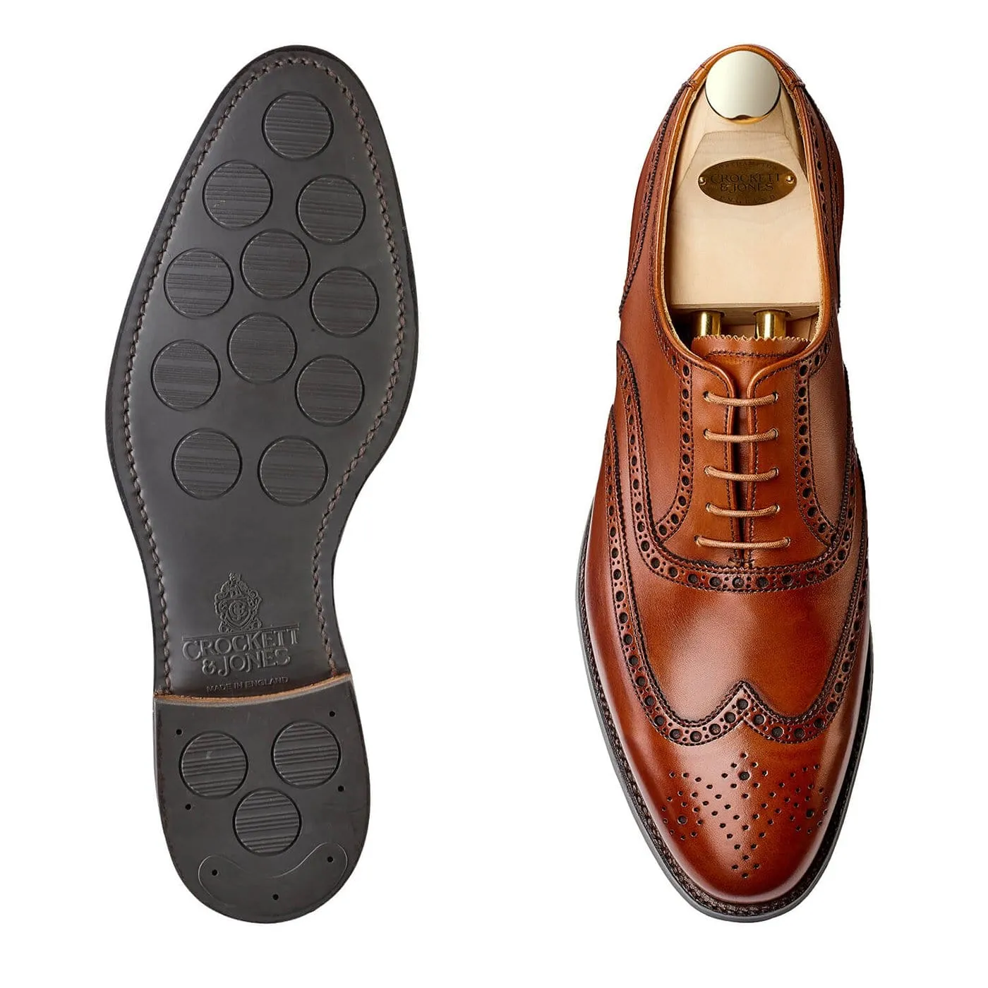 Westgate 2 Tan Burnished Calf,Men Oxfords