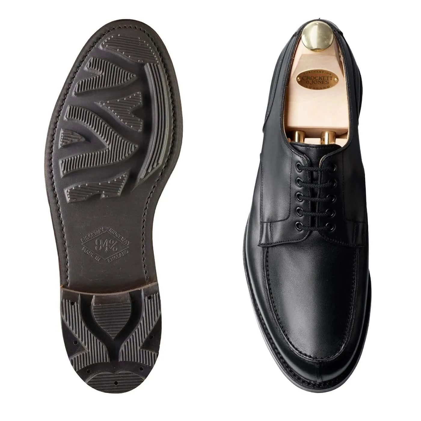 Wexford Black Wax Calf,Men Derbys