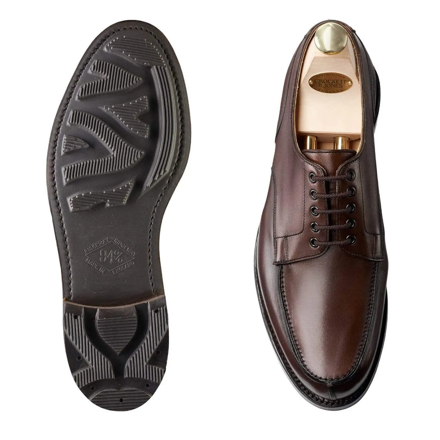Wexford Dark Brown Wax Calf,Men Derbys