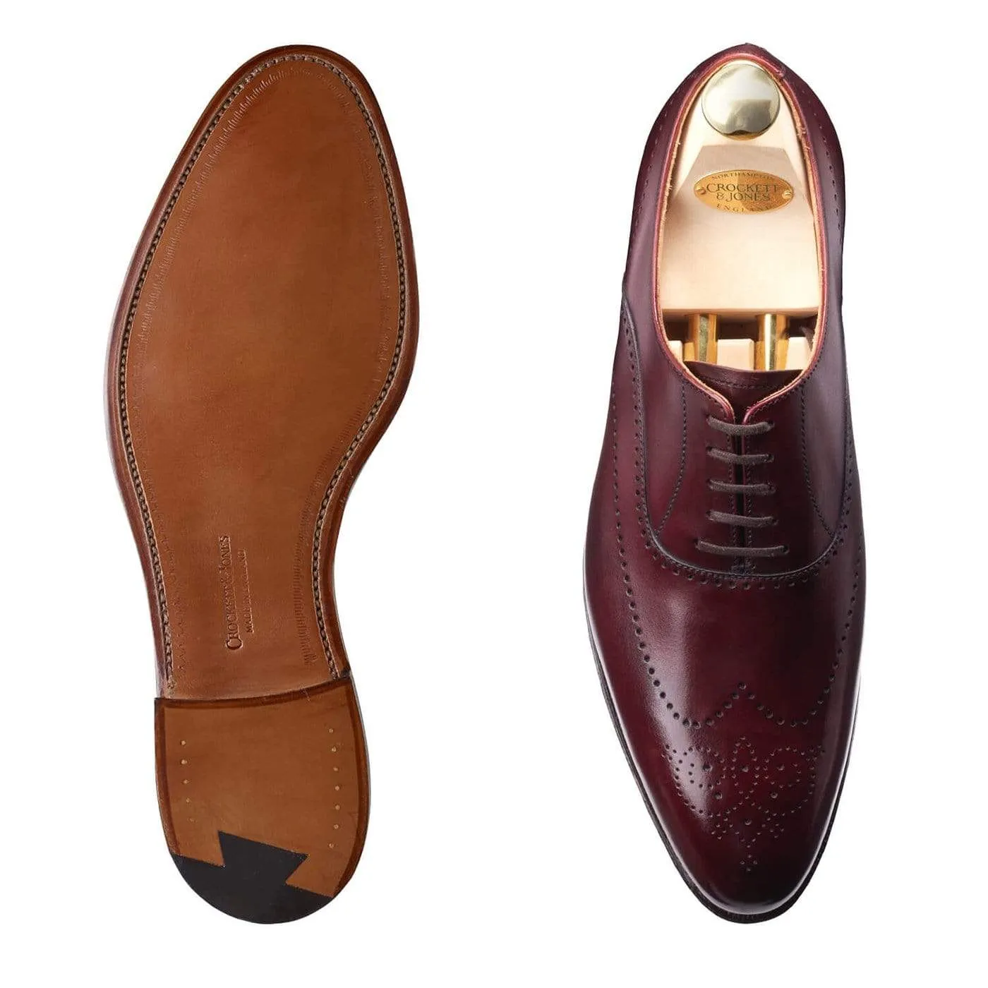 Weybridge Burgundy Antique Calf,Men Oxfords
