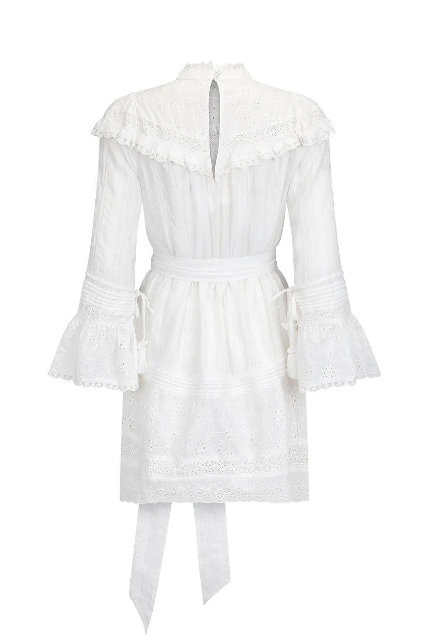 Whimsy Garden Lace Tunic Dress,Dresses