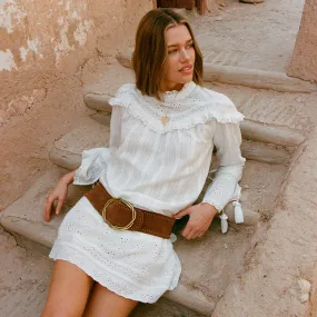 Whimsy Garden Lace Tunic Dress,Dresses