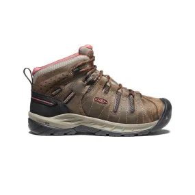 Women's Flint II Waterproof Boot (Soft Toe)  |  Cascade Brown/Brick Dust,Anti-Slip