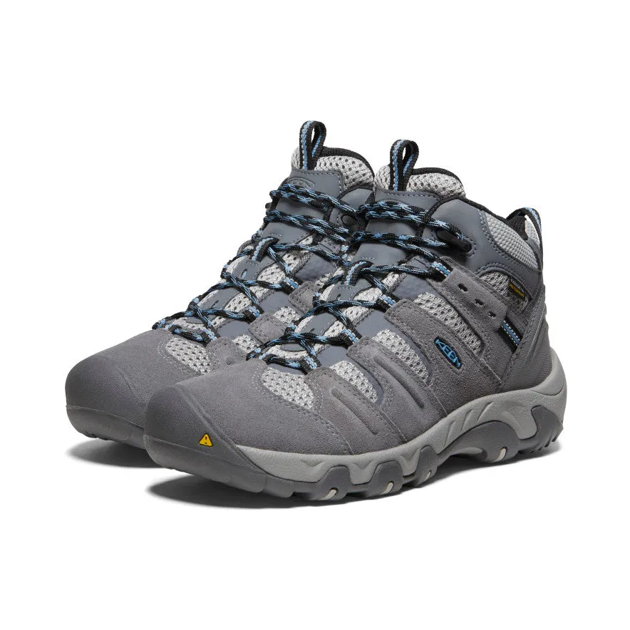 Women's Headout Waterproof Hiking Boot  |  Steel Grey/Blue Heaven,Anti-Slip