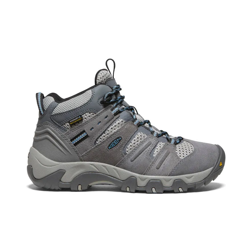 Women's Headout Waterproof Hiking Boot  |  Steel Grey/Blue Heaven,Anti-Slip
