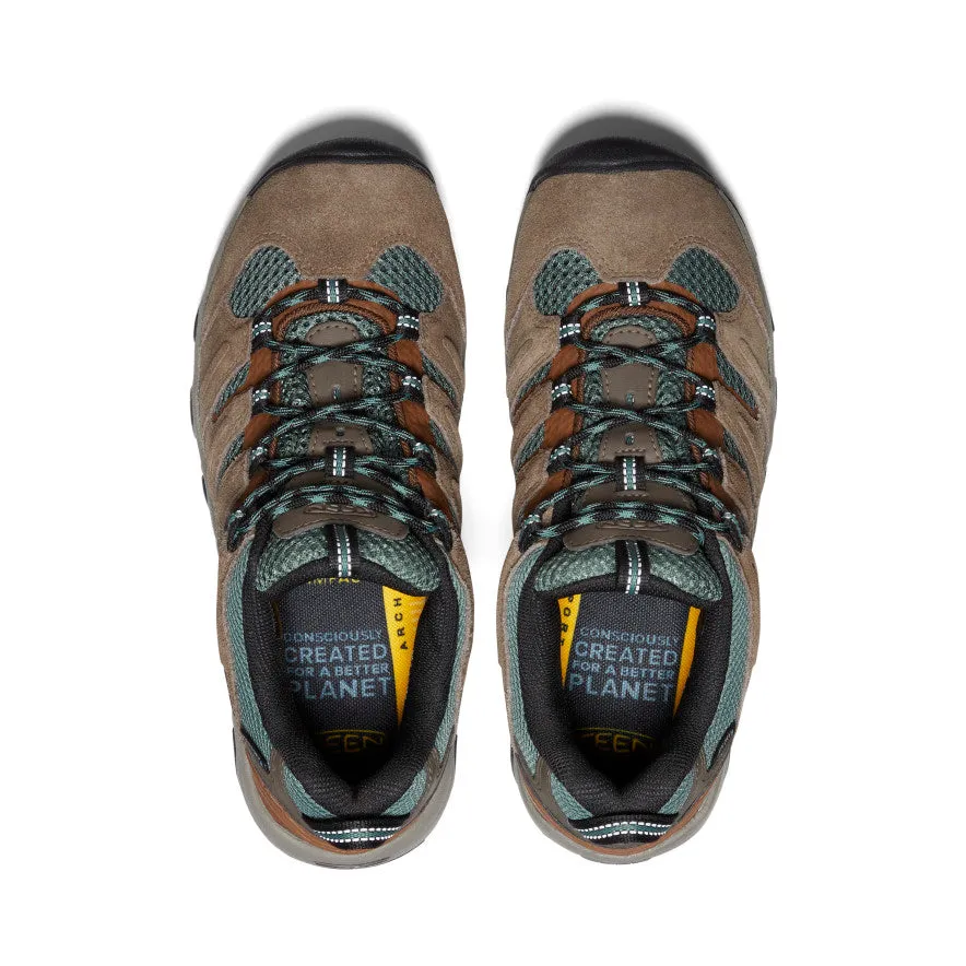 Women's Headout Waterproof Hiking Shoe  |  Shitake/Dark Forest,Anti-Slip