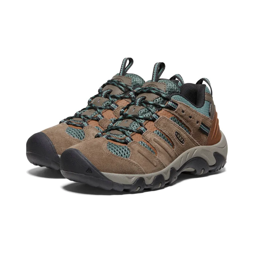 Women's Headout Waterproof Hiking Shoe  |  Shitake/Dark Forest,Anti-Slip