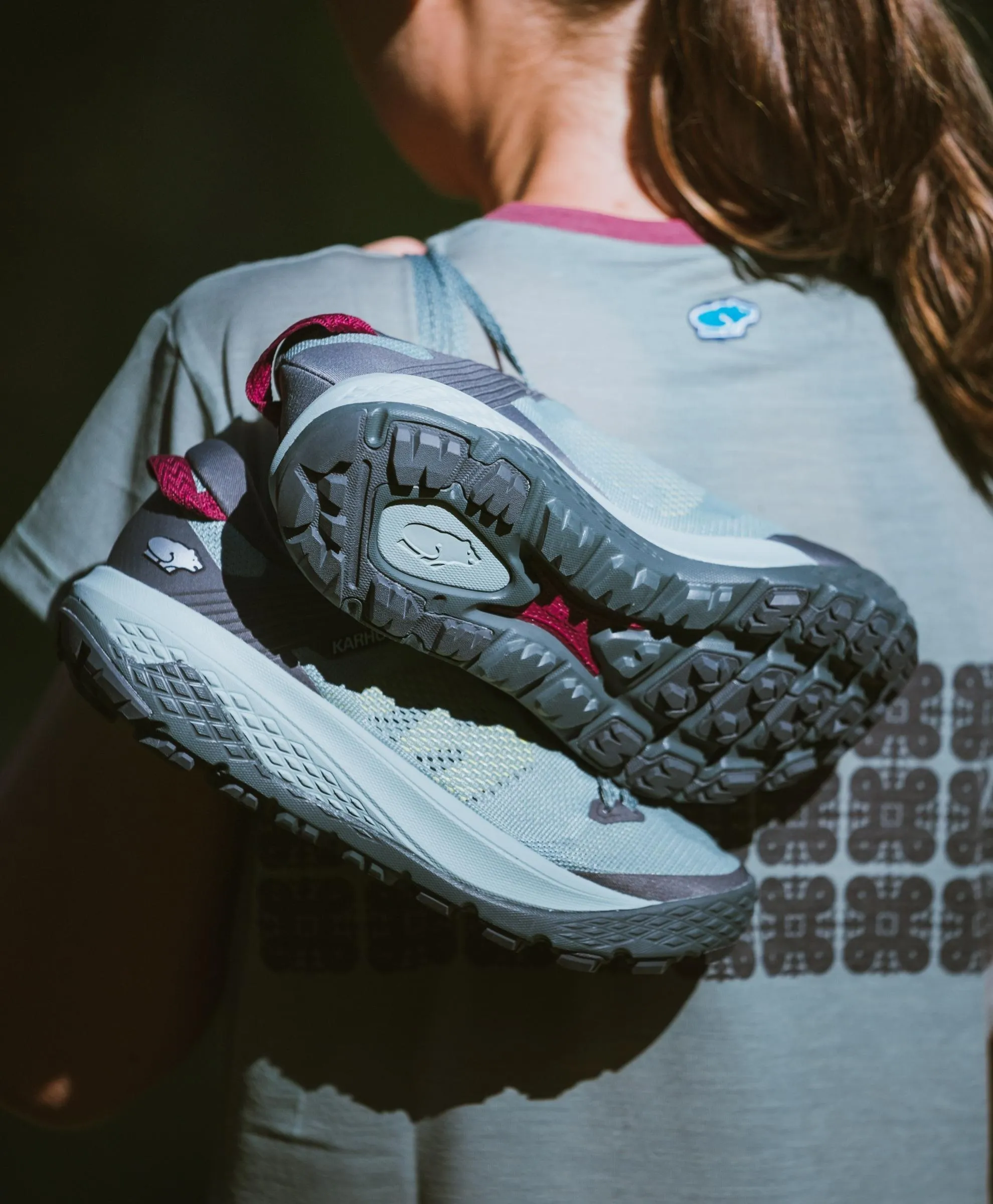 WOMEN'S IKONI TRAIL 1.0 WR - ICEBERG GREEN / ANEMONE,Women Shoes