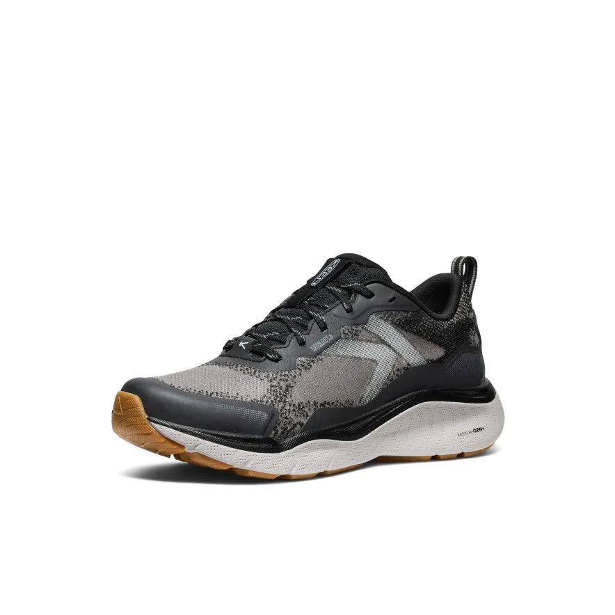 Women's Leiki Waterproof Hiking Shoe  |  Black/Steel Grey,Anti-Slip