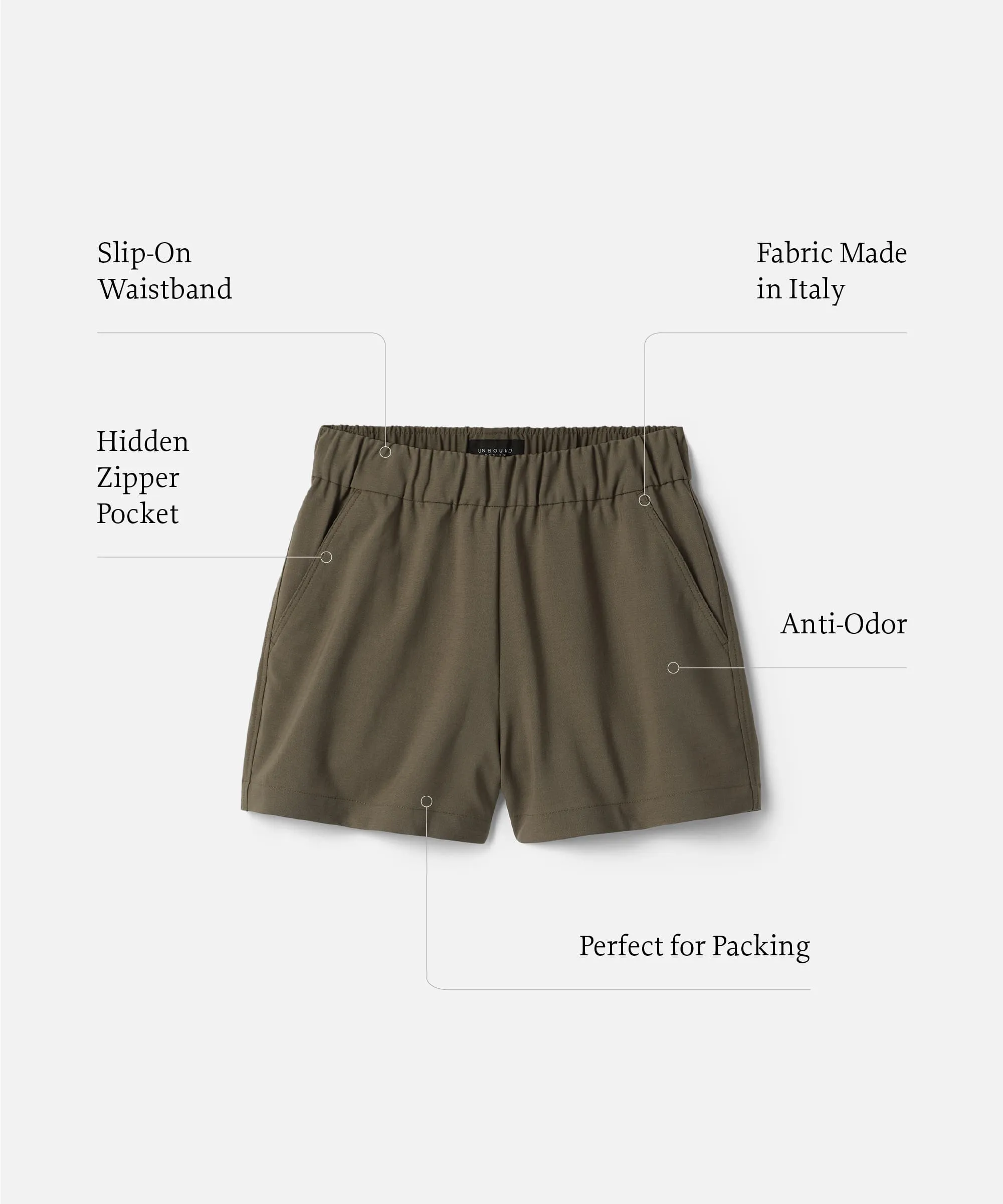 Women's Lightweight Travel Shorts,Women bottoms