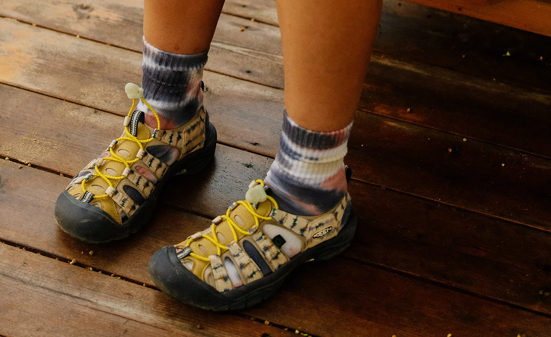 Women's Newport Retro Sandal x An Ko Rau  |  An Ko Rau Multi,Anti-Slip