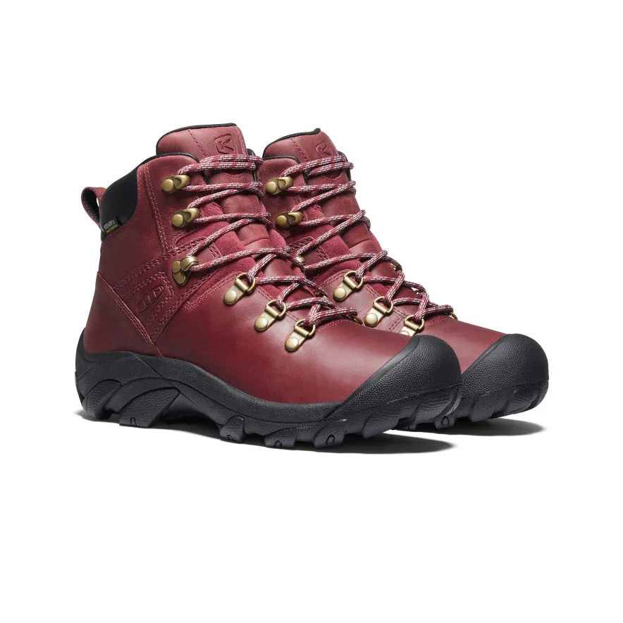 Women's Pyrenees Waterproof Hiking Boot  |  Tibetan Red/Black,Anti-Slip