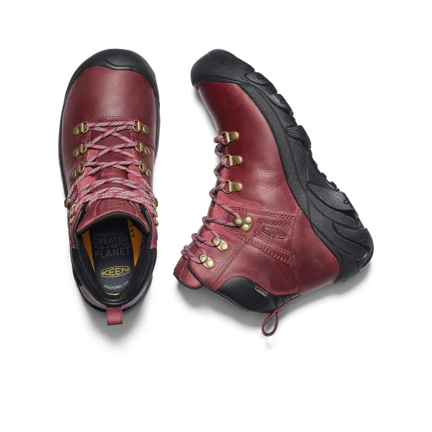 Women's Pyrenees Waterproof Hiking Boot  |  Tibetan Red/Black,Anti-Slip