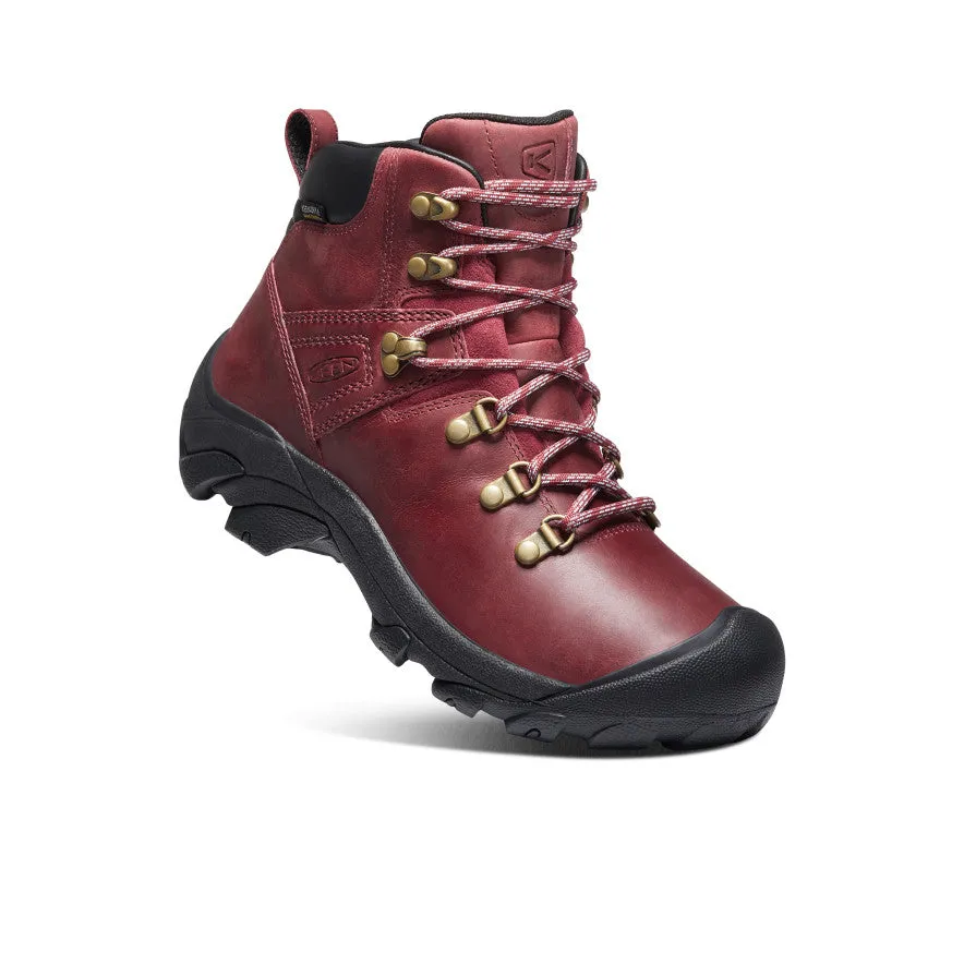 Women's Pyrenees Waterproof Hiking Boot  |  Tibetan Red/Black,Anti-Slip