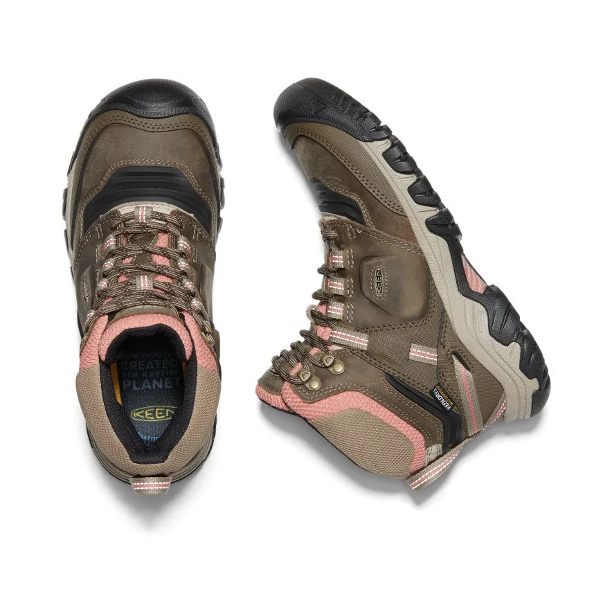Women's Ridge Flex Waterproof Boot  |  Timberwolf/Brick Dust,Anti-Slip