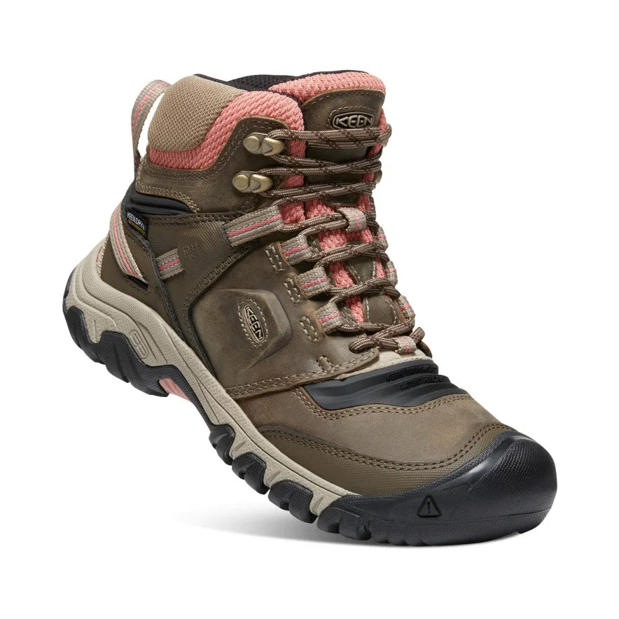 Women's Ridge Flex Waterproof Boot  |  Timberwolf/Brick Dust,Anti-Slip