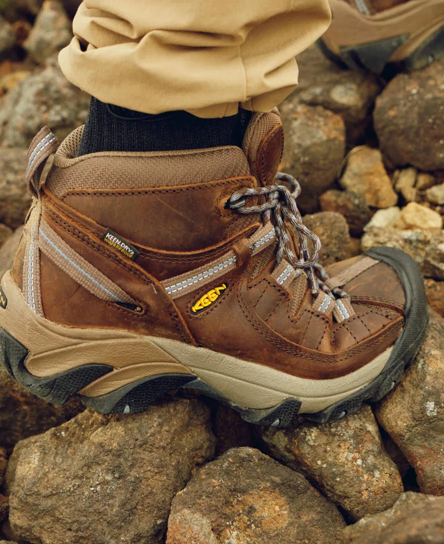 Women's Targhee II Waterproof Mid  |  Slate Black/Flint Stone,Anti-Slip