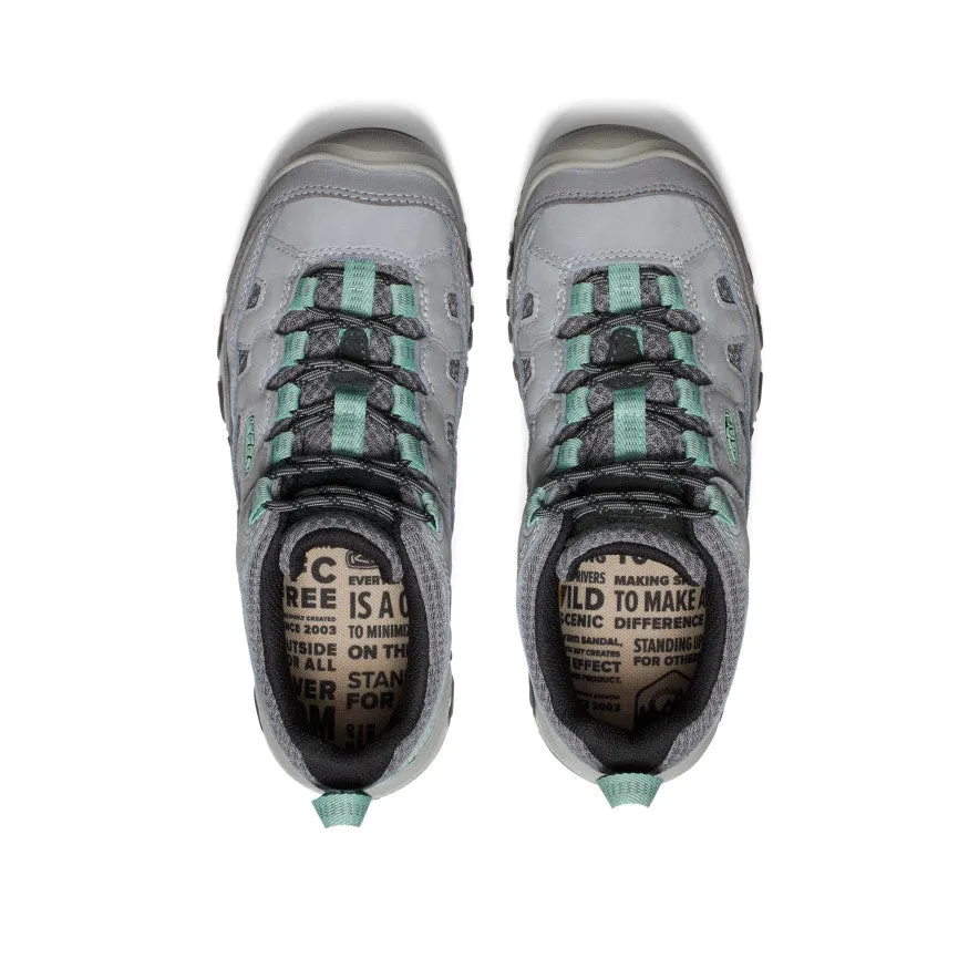 Women's Targhee IV Vented Hiking Shoe  |  Alloy/Granite Green,Anti-Slip