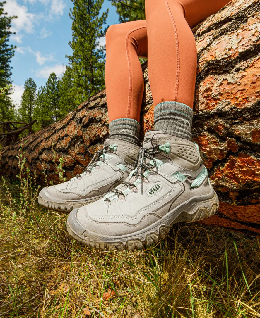 Women's Targhee IV Waterproof Hiking Boot  |  Alloy/Granite Green,Anti-Slip