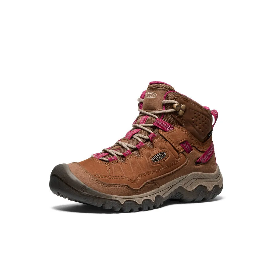 Women's Targhee IV Waterproof Hiking Boot  |  Bison/Beaujolais,Anti-Slip