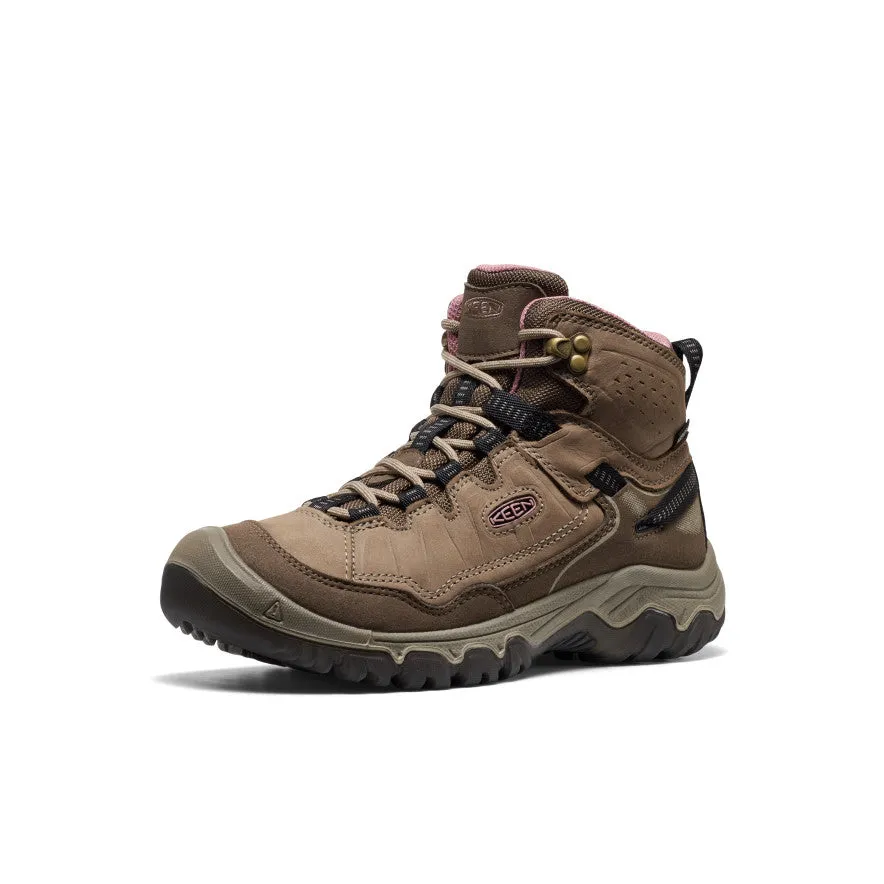 Women's Targhee IV Waterproof Hiking Boot  |  Brindle/Nostalgia Rose,Anti-Slip