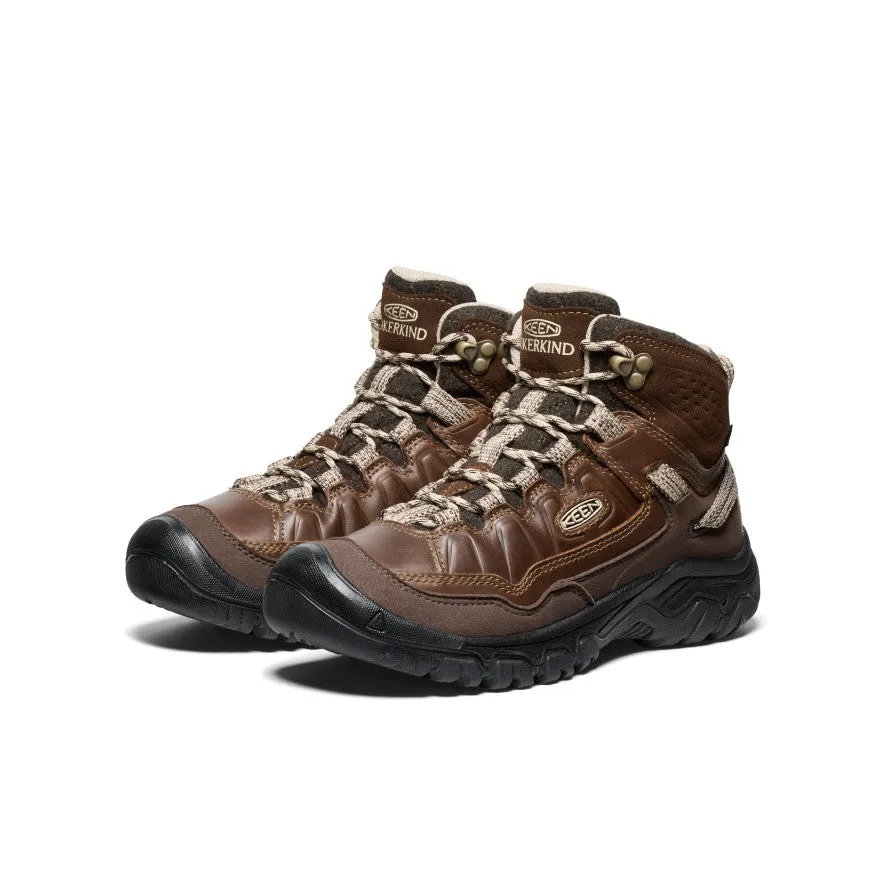 Women's Targhee IV Waterproof Hiking Boot x Hikerkind  |  Dark Earth/Dark Earth,Anti-Slip
