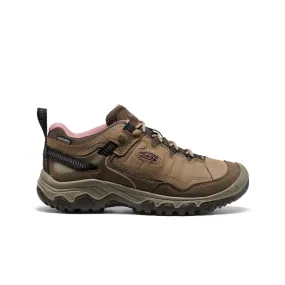 Women's Targhee IV Waterproof Hiking Shoe  |  Brindle/Nostalgia Rose,Anti-Slip