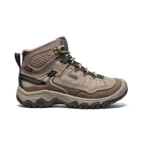 Women's Targhee IV Wide Waterproof Hiking Boot  |  Brindle/Nostalgia Rose,Anti-Slip