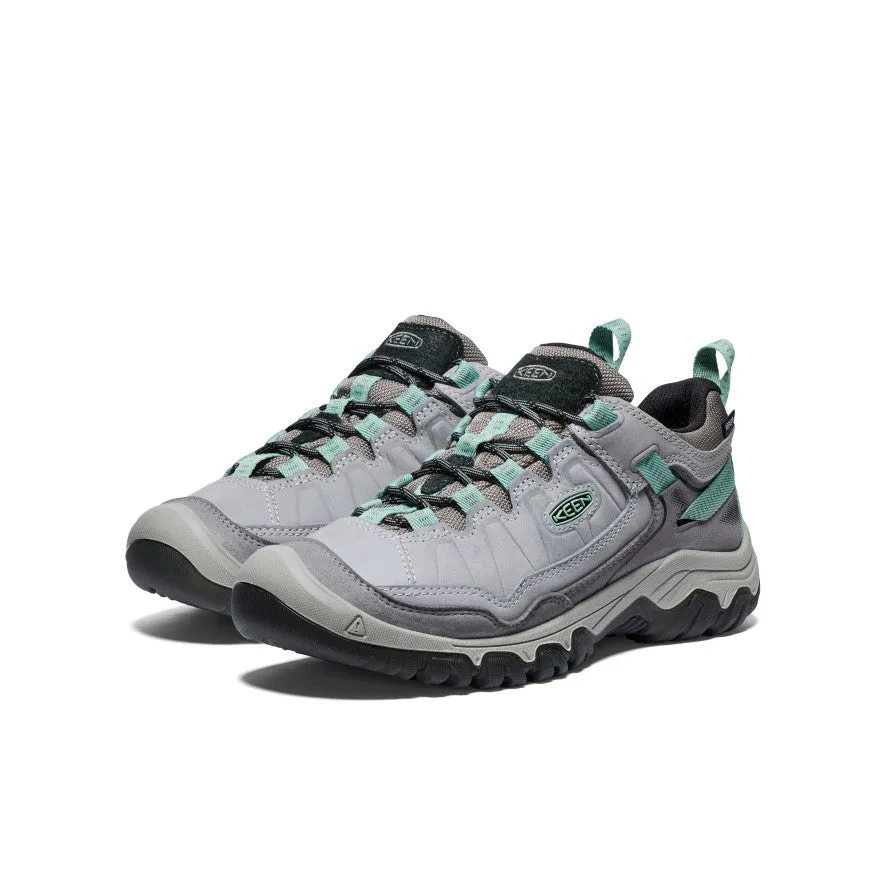 Women's Targhee IV Wide Waterproof Hiking Shoe  |  Alloy/Granite Green,Anti-Slip
