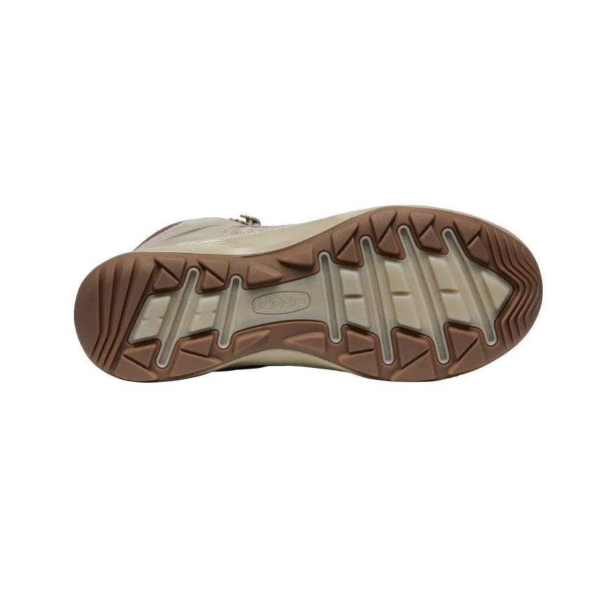 Women's Terradora Flex Waterproof Hiking Boot  |  Plaza Taupe/Windsor Wine,Anti-Slip