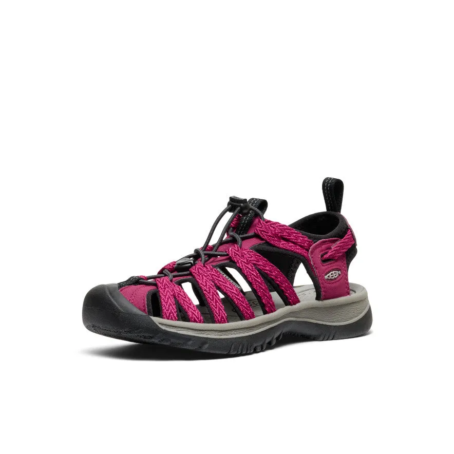 Women's Whisper  |  Beaujolais/Black,Anti-Slip