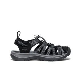 Women's Whisper  |  Black/Steel Grey,Anti-Slip
