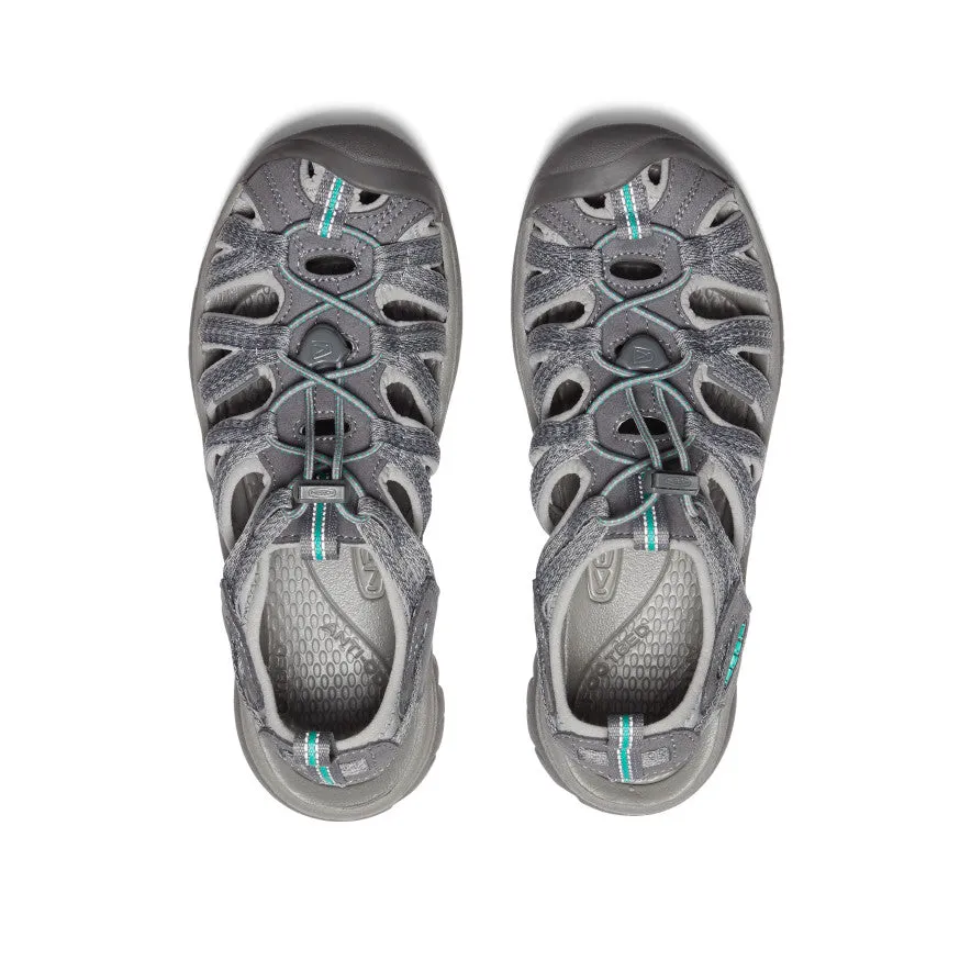 Women's Whisper  |  Medium Grey/Peacock Green,Anti-Slip