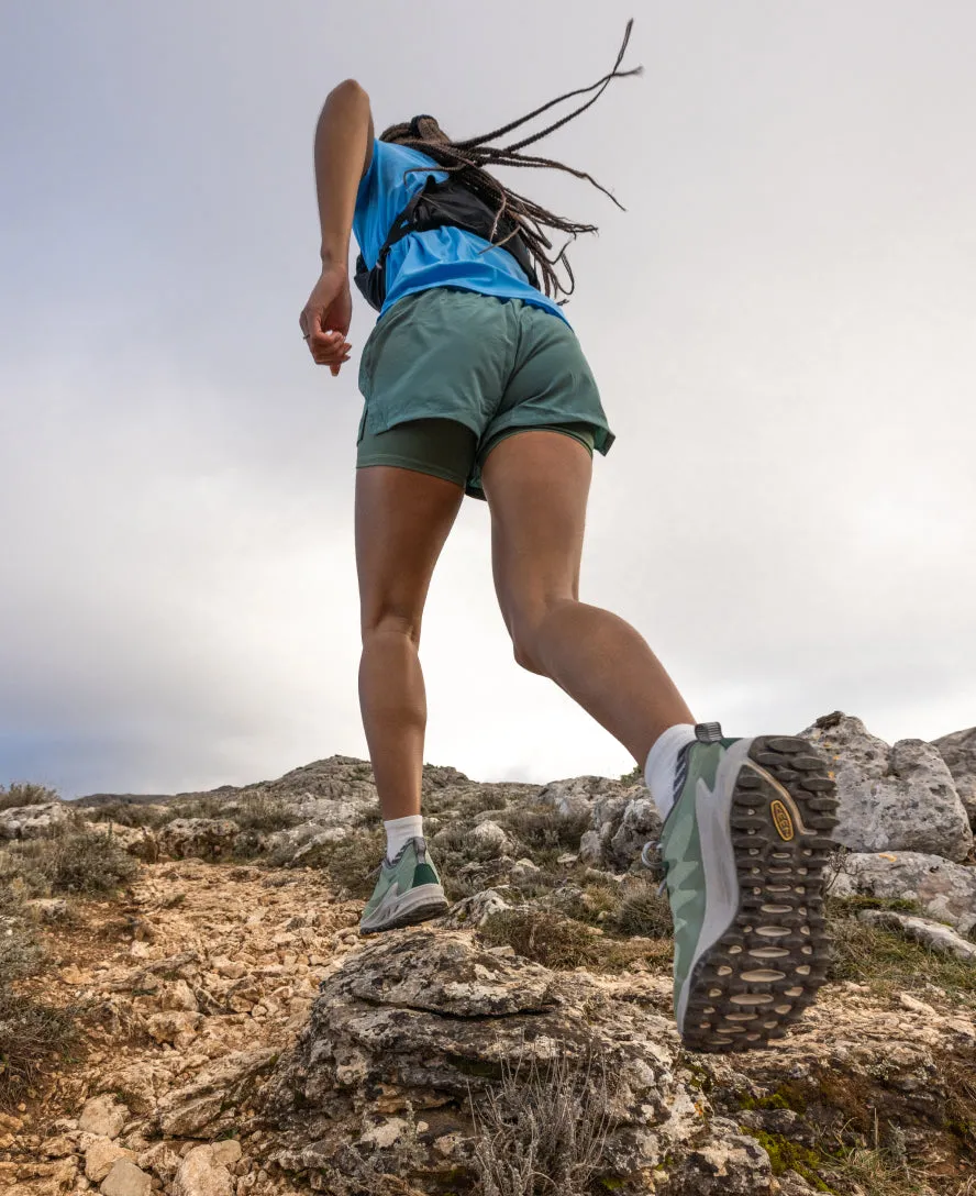 Women's Zionic Waterproof Hiking Shoe  |  Desert Sage/Ember Glow,Anti-Slip