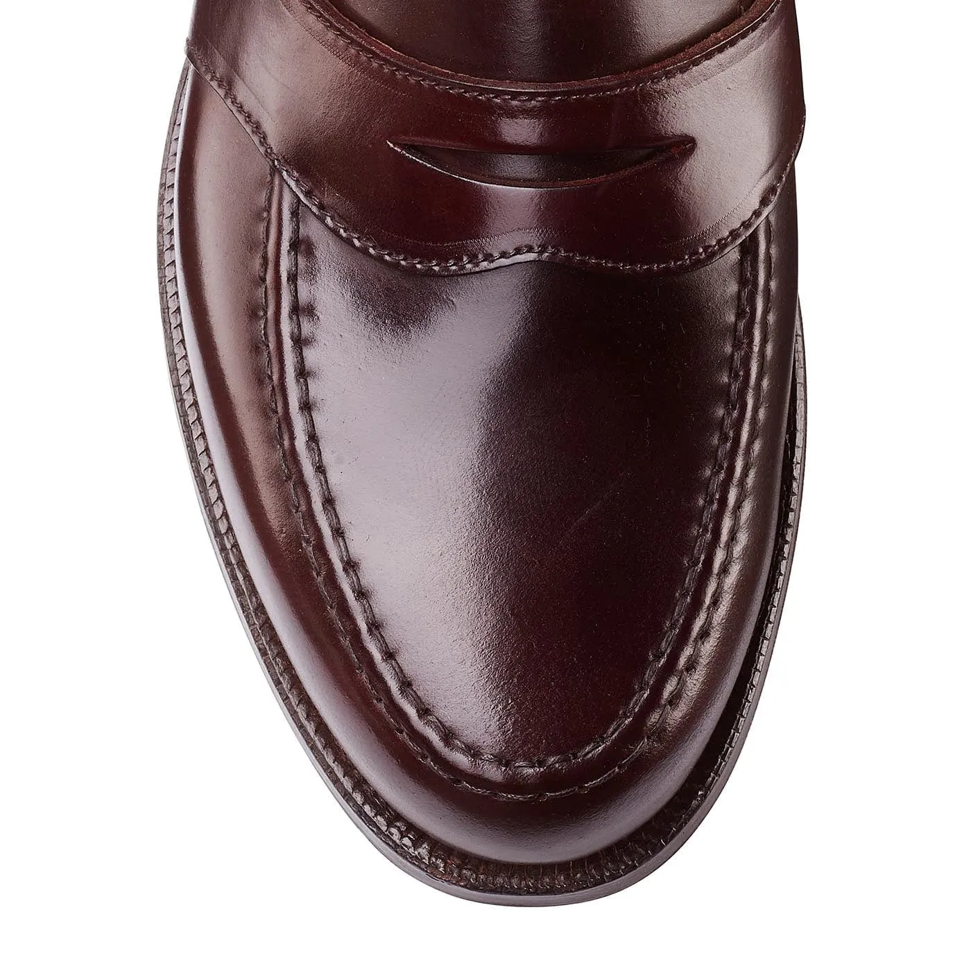 Yale Burgundy Cordovan,Men Loafers