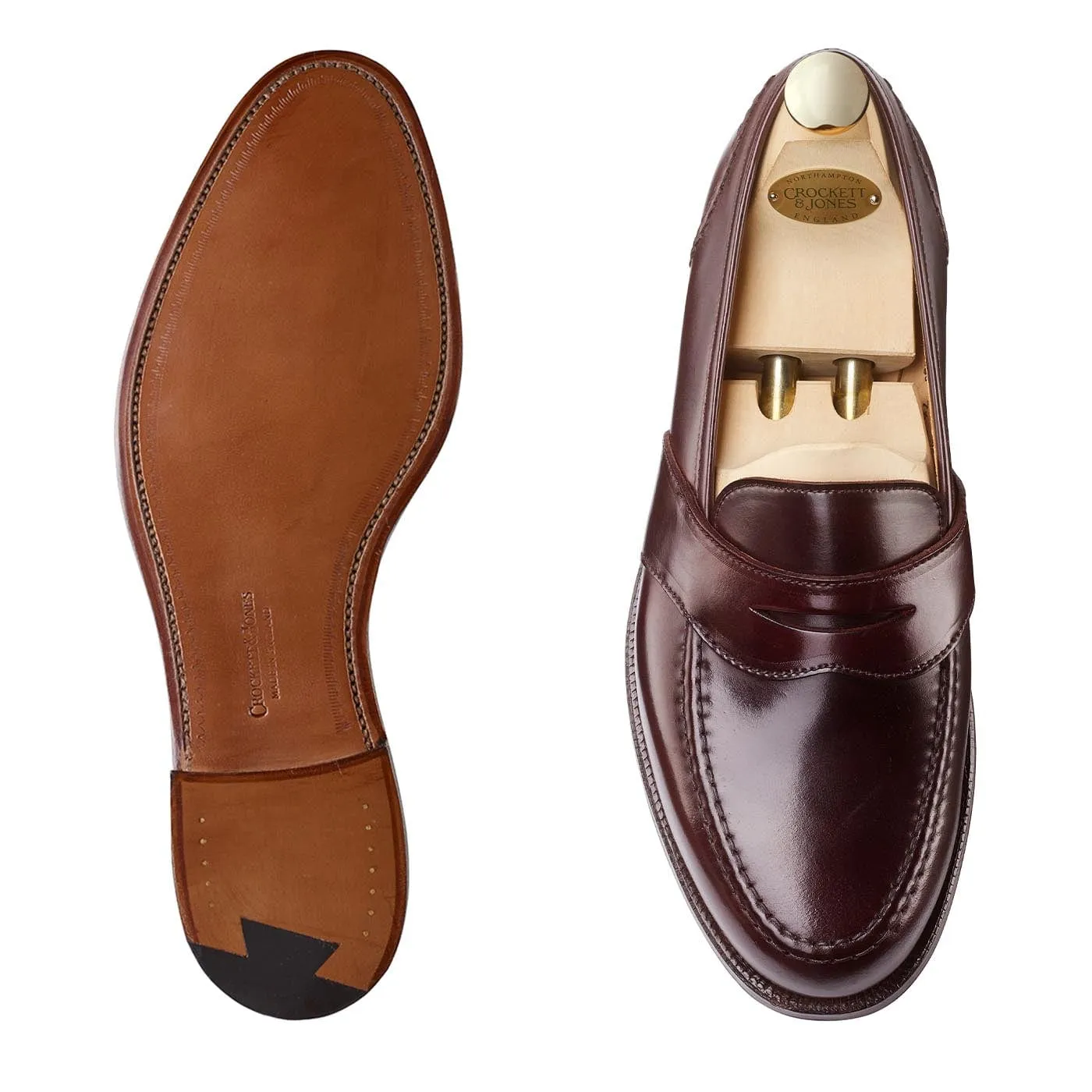 Yale Burgundy Cordovan,Men Loafers